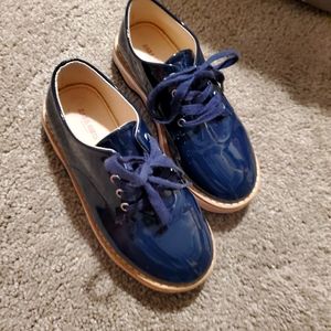 Girls Zara blue shoes size size 28.